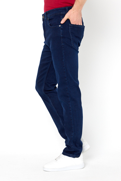 PANTOLON DENIM LIKRALI PROTON-K5128 SLIM FIT-MAVİ