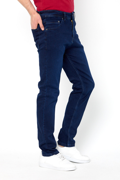 PANTOLON DENIM LIKRALI PROTON-K5128 SLIM FIT-MAVİ